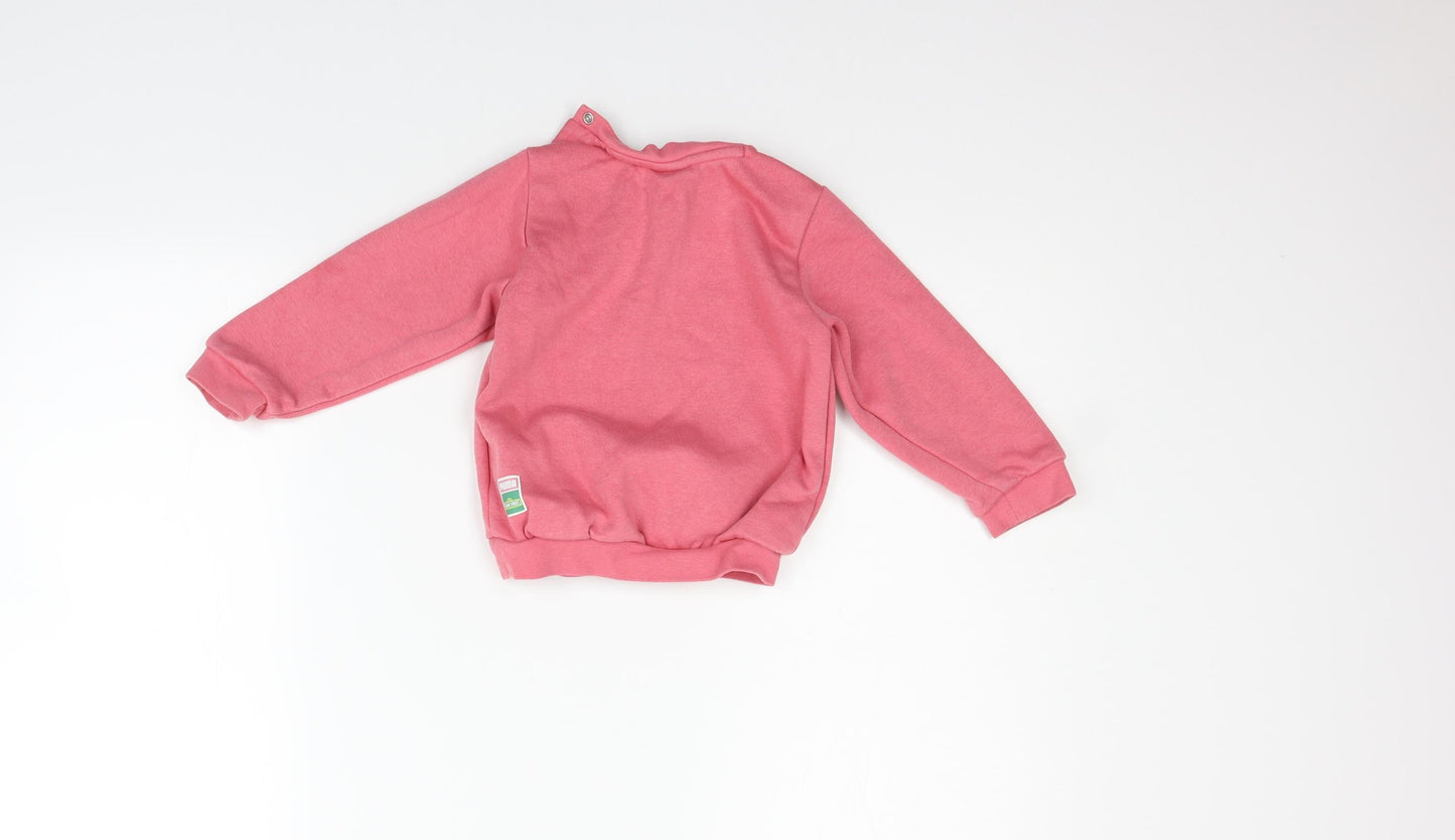 PUMA Girls Pink   Pullover Jumper Size 12-18 Months