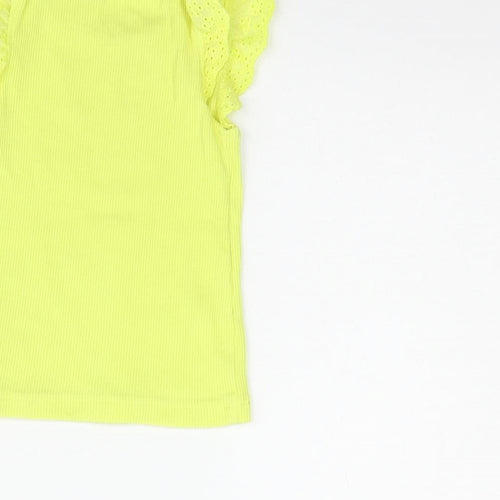 F&F Girls Yellow   Basic Tank Size 12-18 Months