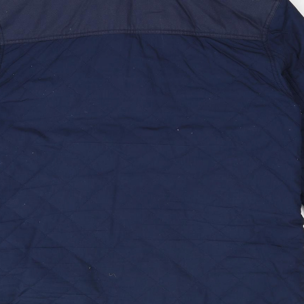 F&F Mens Blue   Gilet Coat Size XL  - washable marks