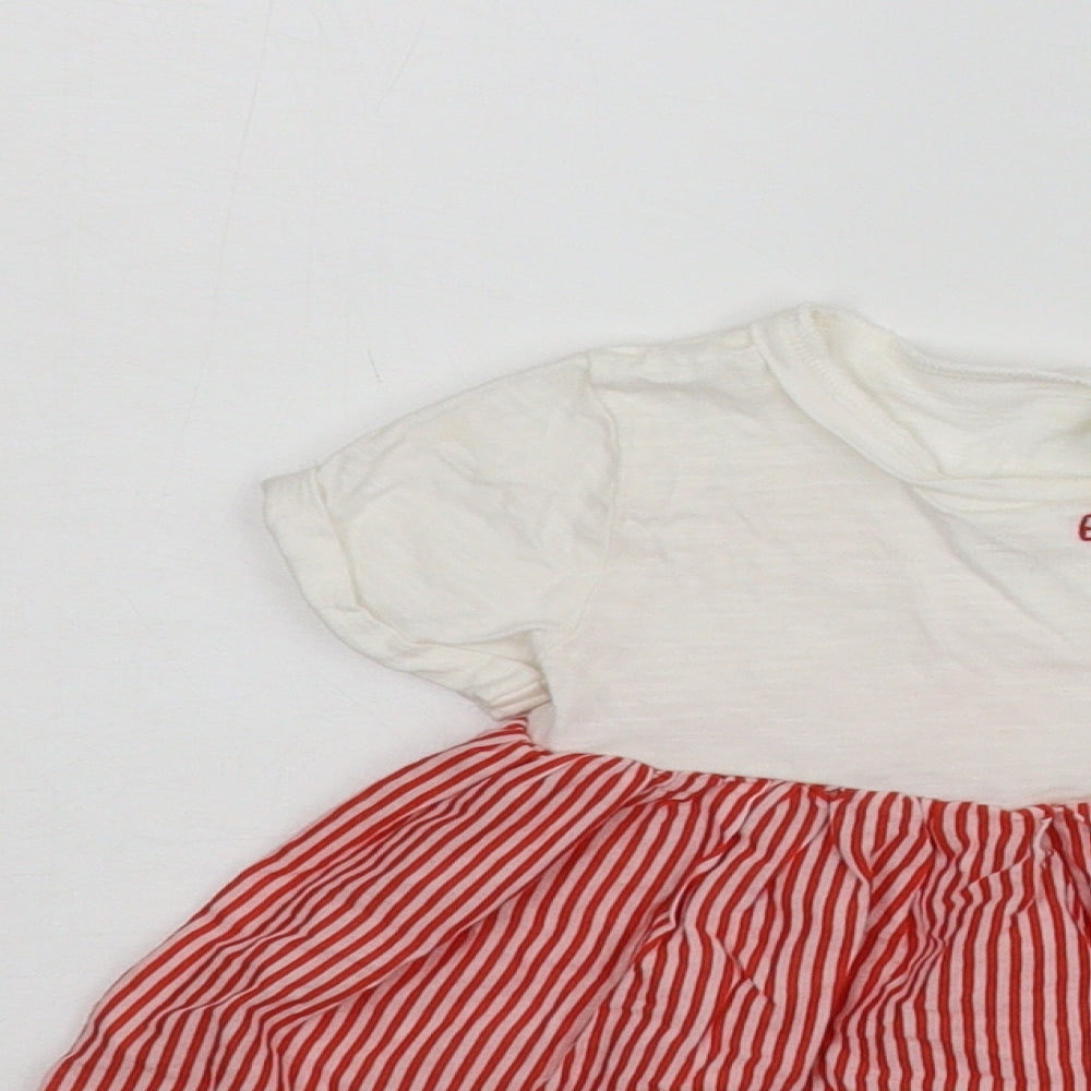 NEXT Girls Red   Basic T-Shirt Size 12-18 Months