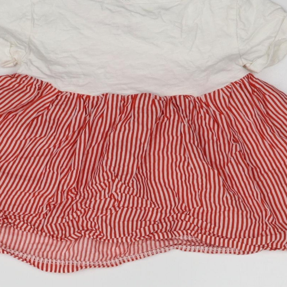 NEXT Girls Red   Basic T-Shirt Size 12-18 Months