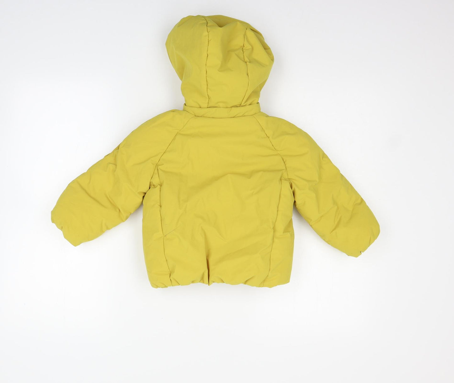 Zara Girls Yellow   Gilet Coat Size 2-3 Years