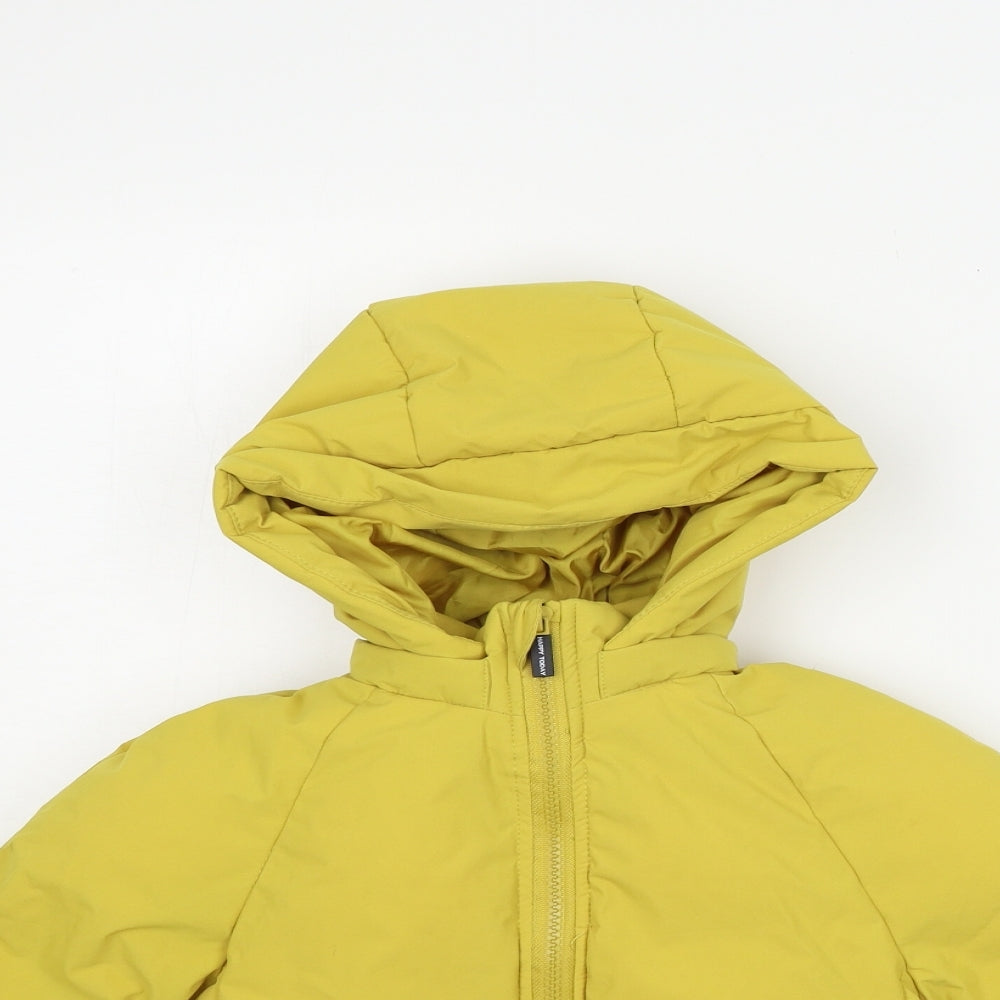 Zara Girls Yellow   Gilet Coat Size 2-3 Years