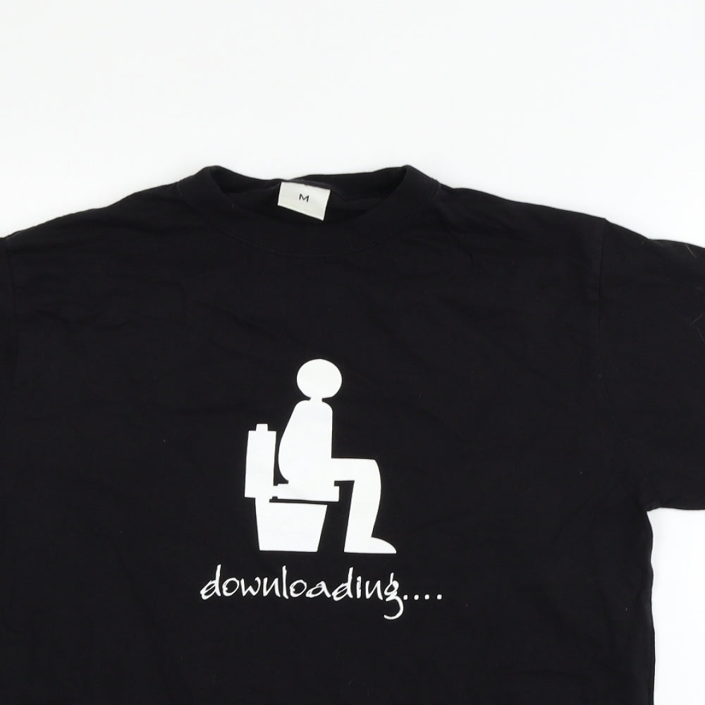 Preworn Womens Black   Basic T-Shirt Size M