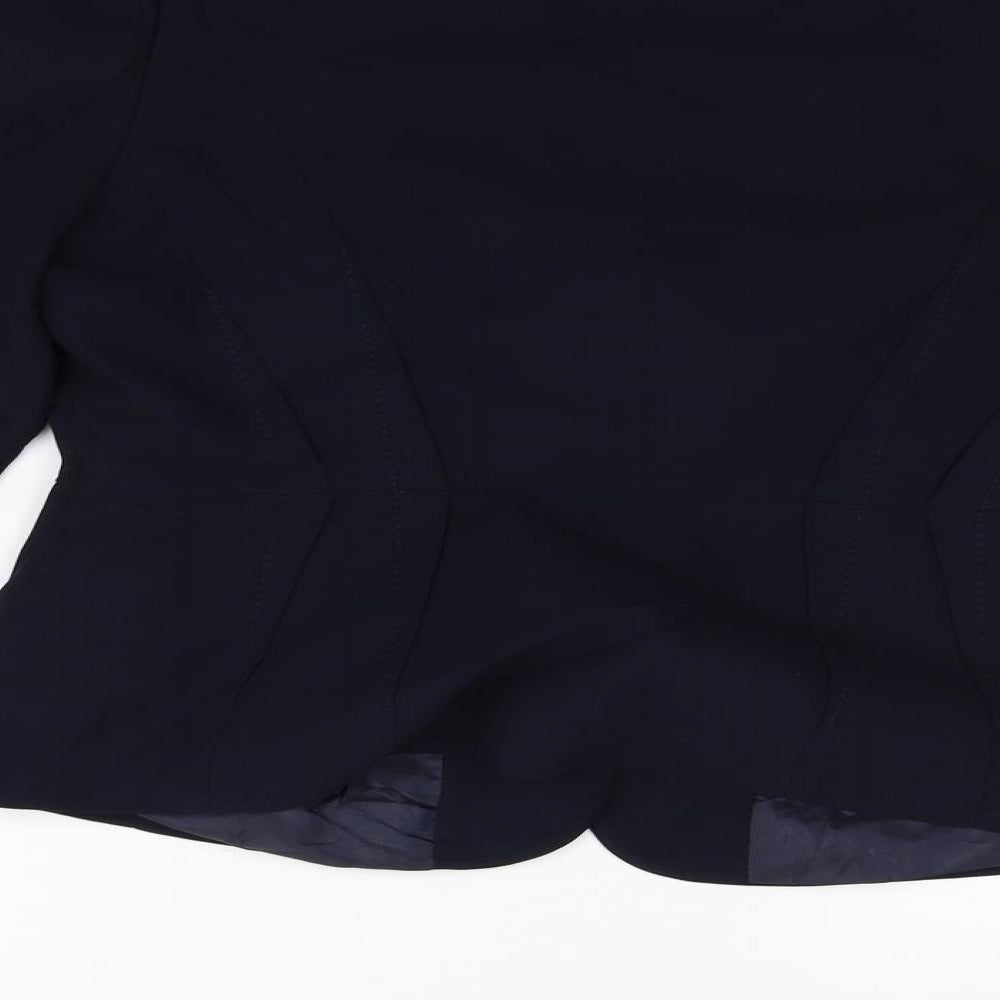 PRECIS PETITE Womens Blue   Jacket Blazer Size 12