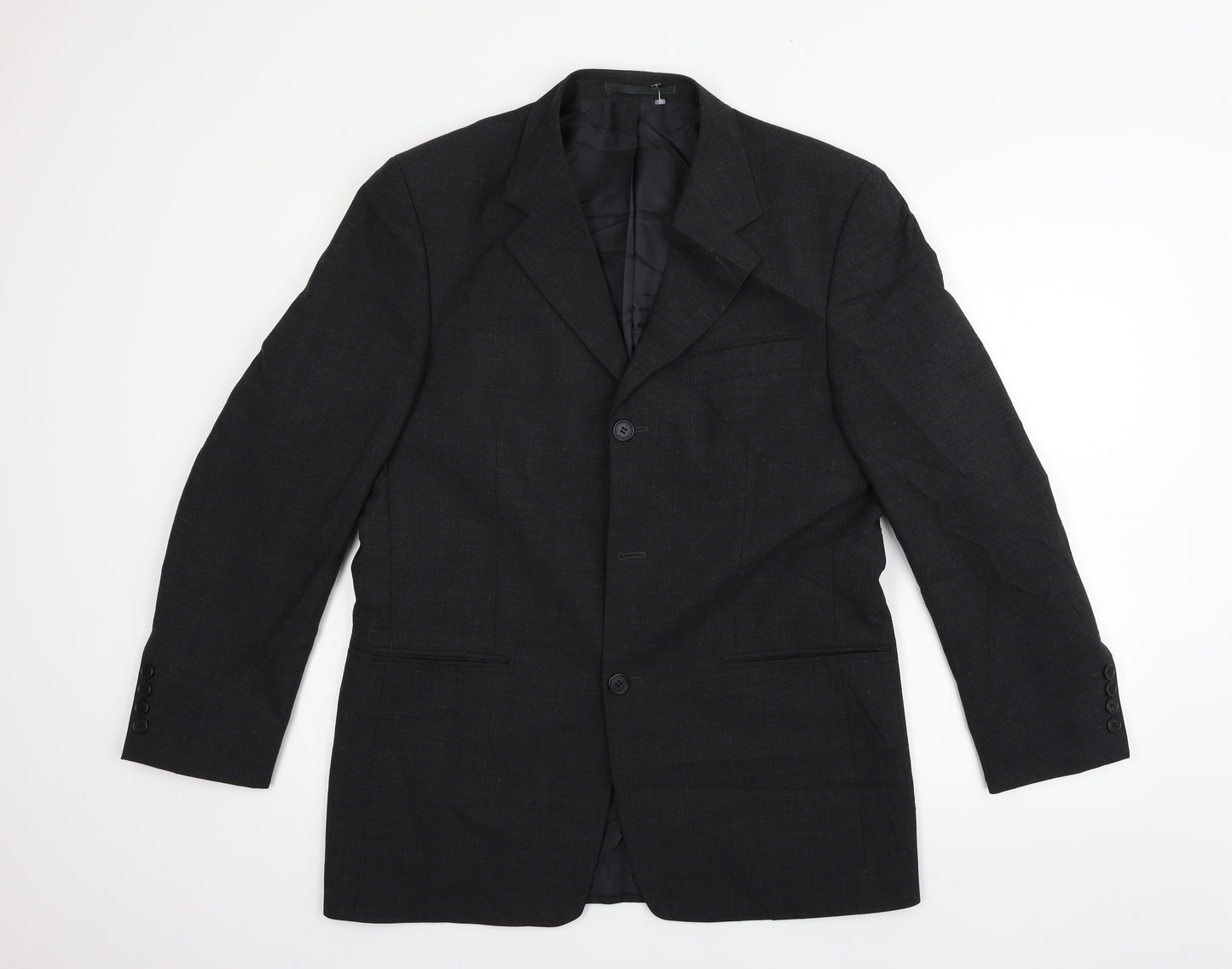 Roman Mens Black   Jacket Blazer Size 38