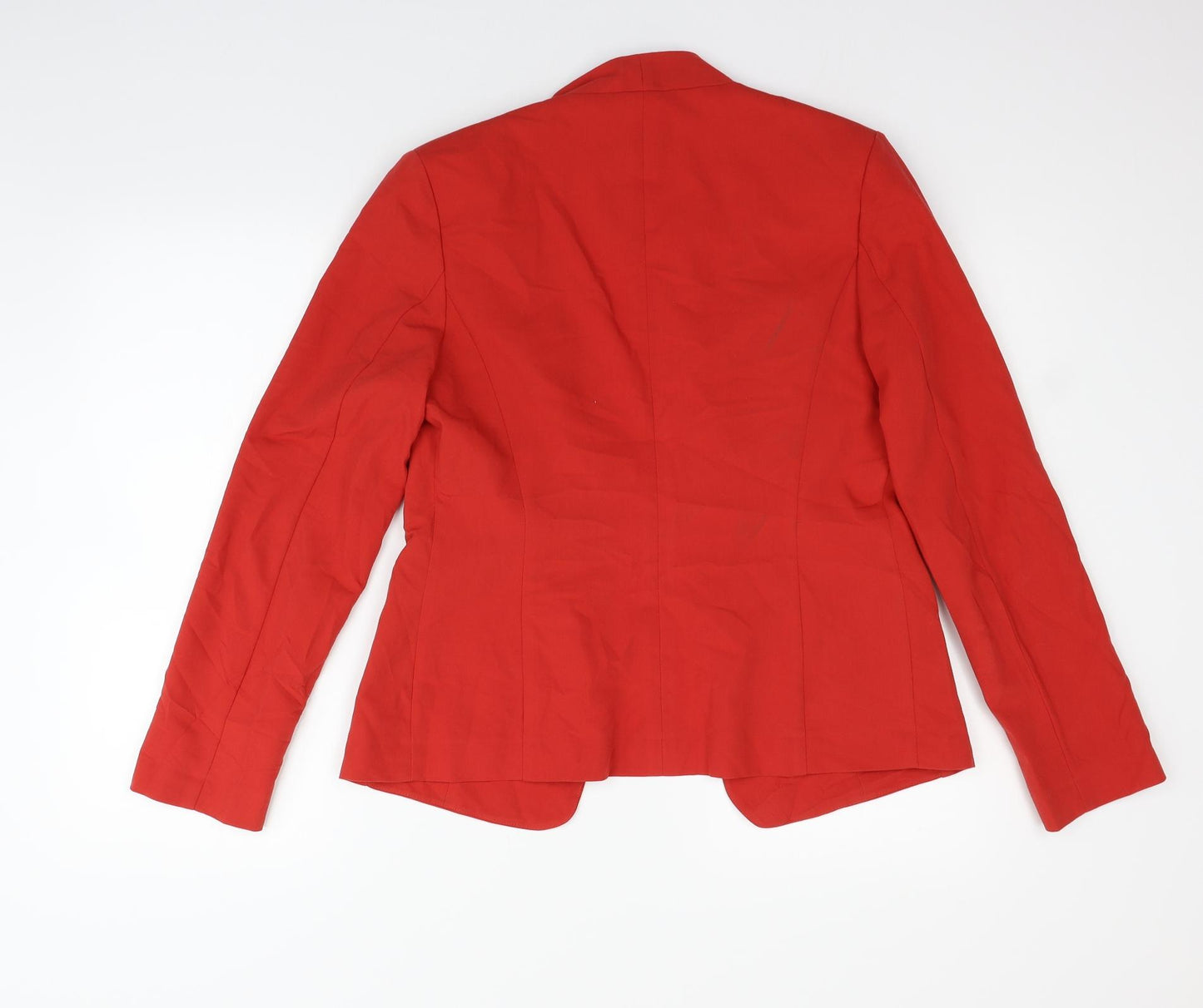 Marks and Spencer Womens Red   Jacket Blazer Size 10