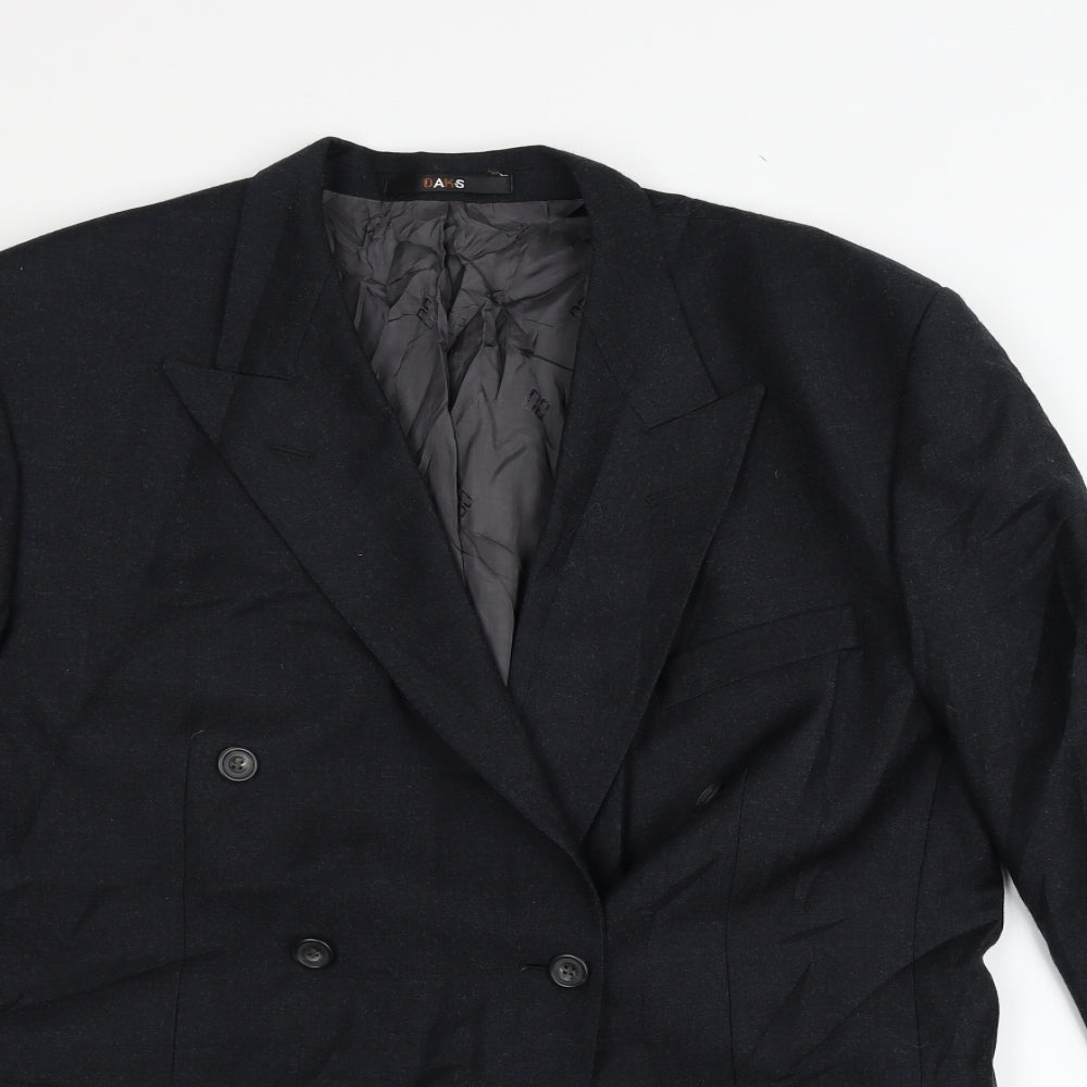 DAKS Womens Black   Jacket Coat Size L