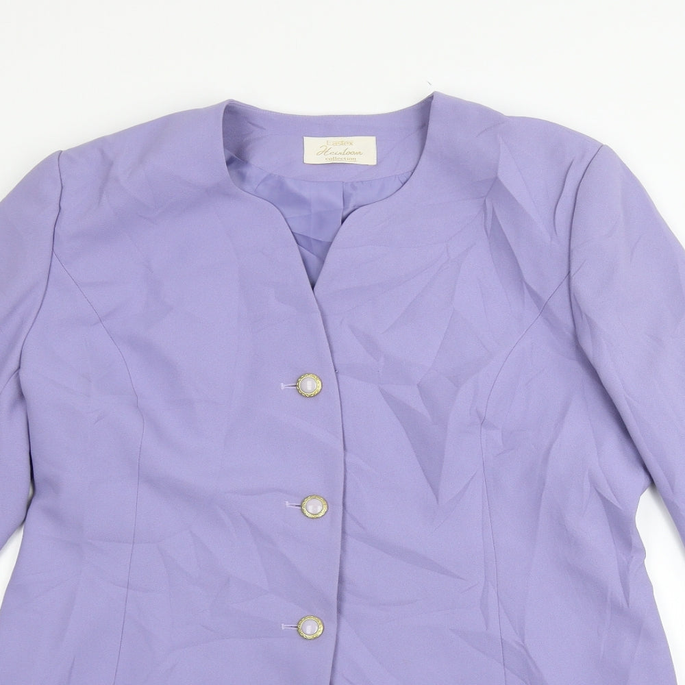 Eastex Womens Purple   Jacket Coat Size 16