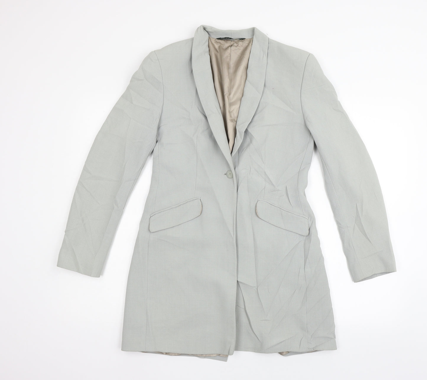 Laura Ashley Womens Grey   Jacket Blazer Size 10  - washable marks