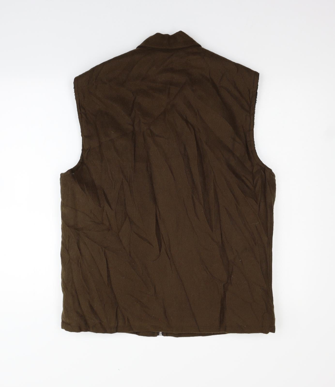 turkey Womens Brown   Gilet Coat Size L