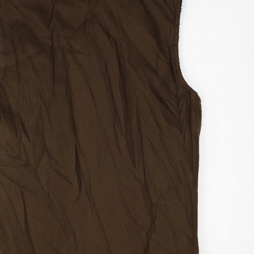 turkey Womens Brown   Gilet Coat Size L
