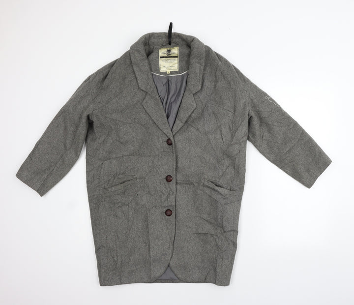 New Look Womens Grey   Gilet Coat Size 8