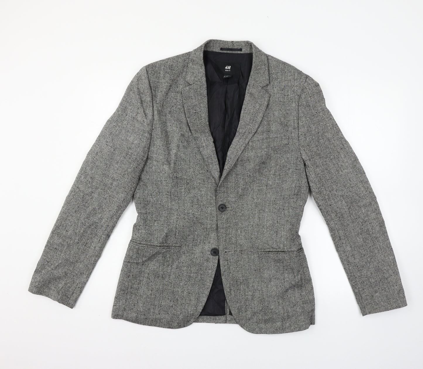 H&M Womens Grey   Jacket Blazer Size 20