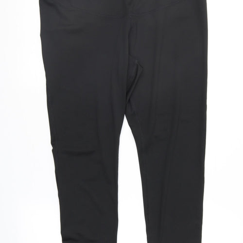 H&M Womens Black   Compression Leggings Size XL L28 in