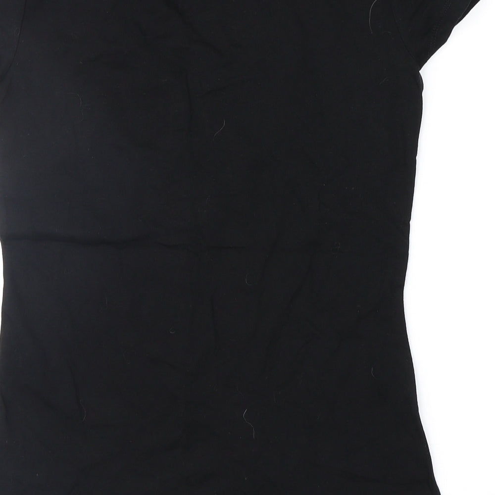 H&M Womens Black   Basic T-Shirt Size S  - Darts
