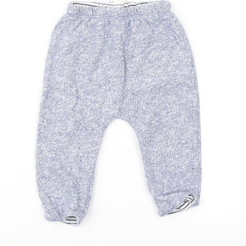 Gap Baby Blue Striped  Jogger Trousers Size 3-6 Months