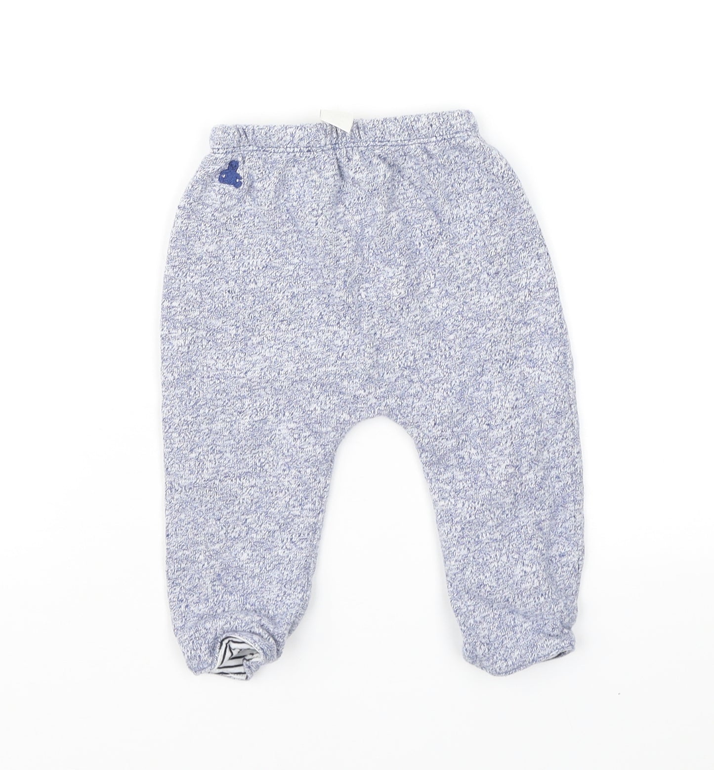 Gap Baby Blue Striped  Jogger Trousers Size 3-6 Months