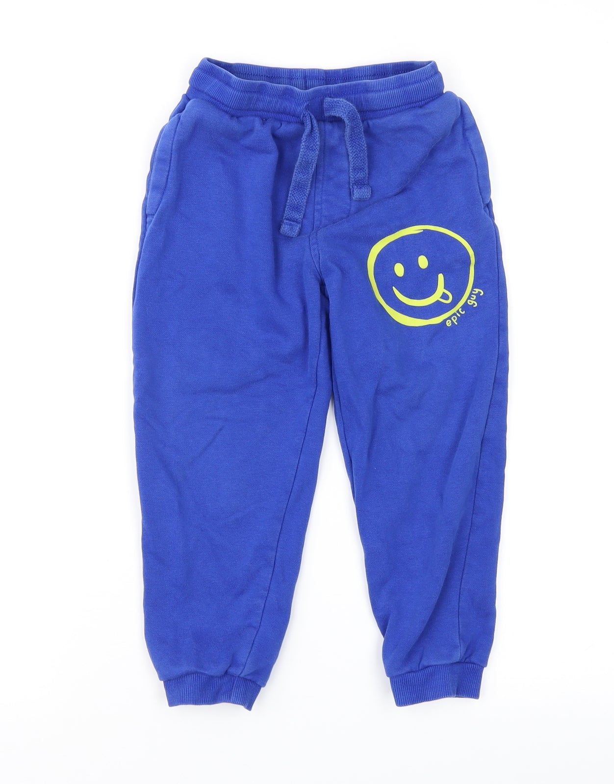 George Boys Blue   Jogger Trousers Size 4-5 Years