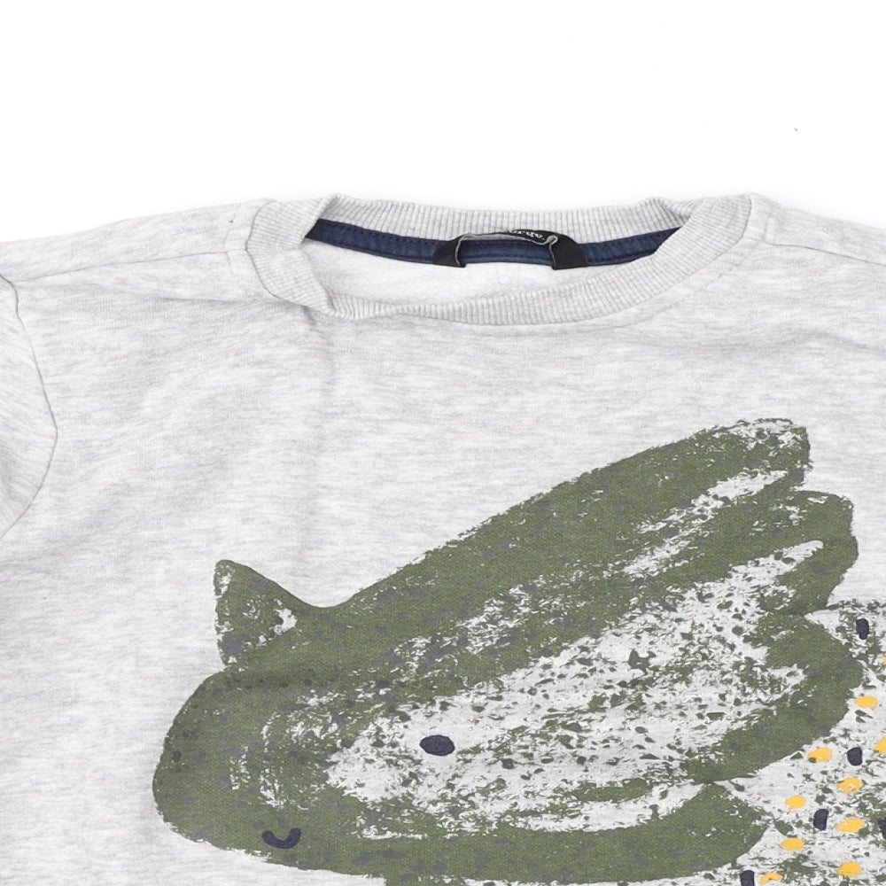 George Boys Grey   Pullover Sweatshirt Size 4-5 Years
