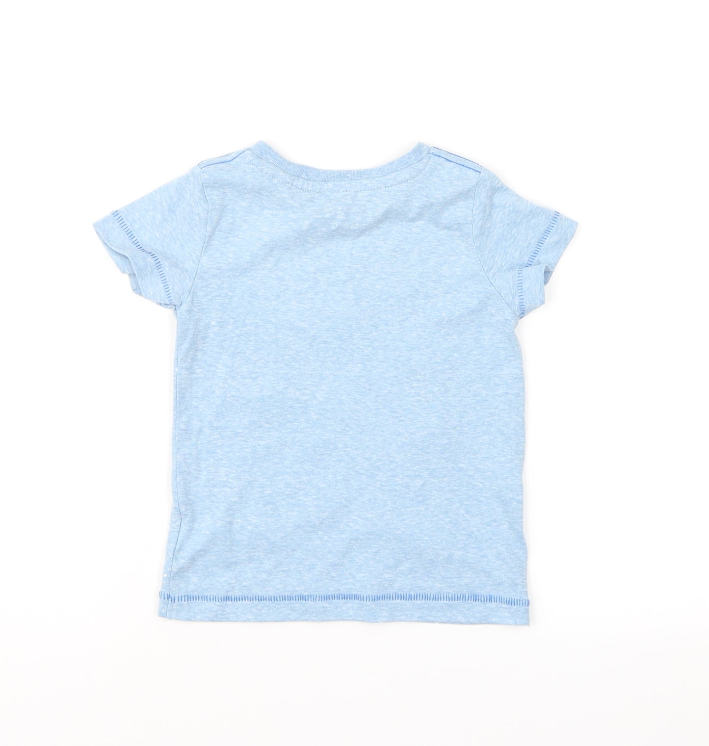 NEXT Boys Blue Geometric  Basic T-Shirt Size 6-9 Months  - Space