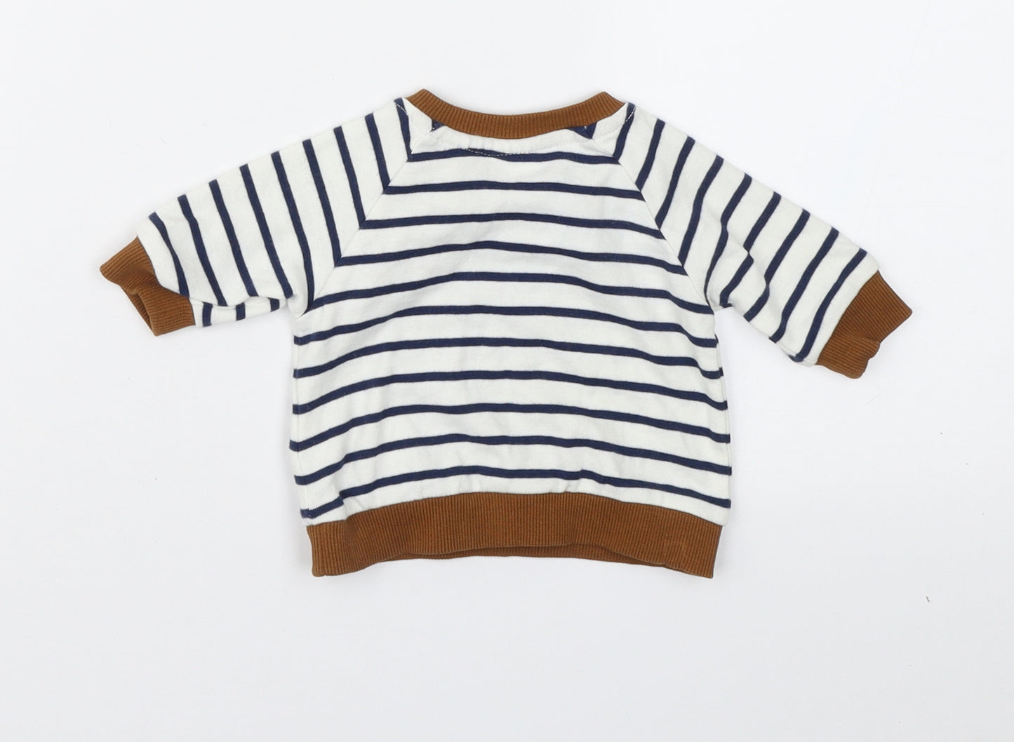 H&M Baby White Striped  Pullover Casual Size Newborn