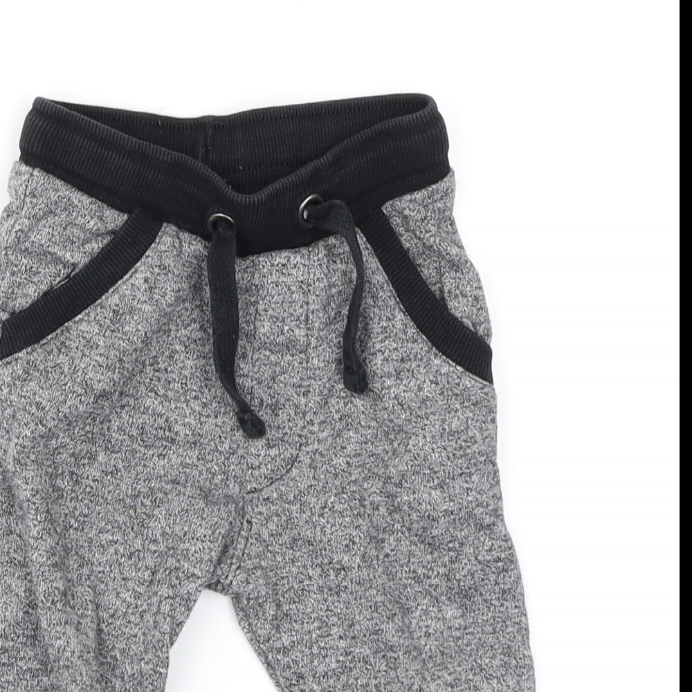 Matalan Boys Grey   Jogger Trousers Size 9-12 Months