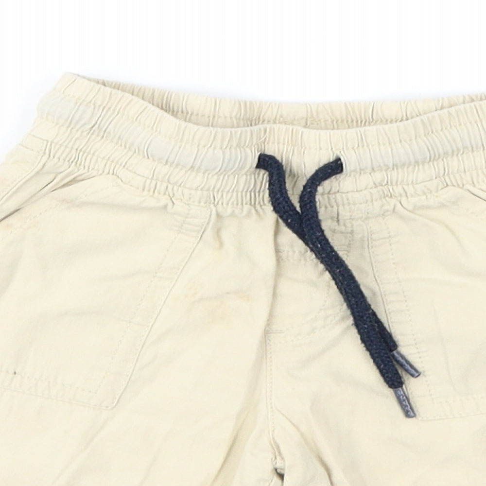 Urban Rascals Boys Beige   Cropped Trousers Size 12-18 Months