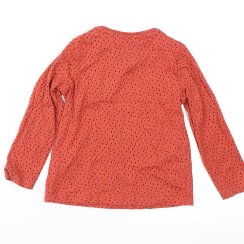 F&F Girls Brown Spotted  Basic T-Shirt Size 18-24 Months