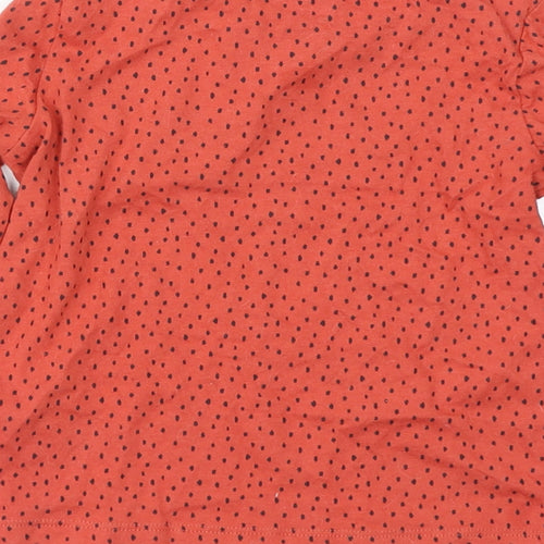 F&F Girls Brown Spotted  Basic T-Shirt Size 18-24 Months