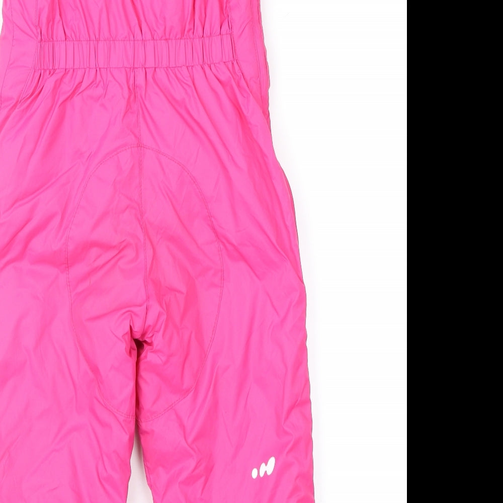 DECATHLON Girls Pink   Ski Salopettes Snowsuit Size 2 Years