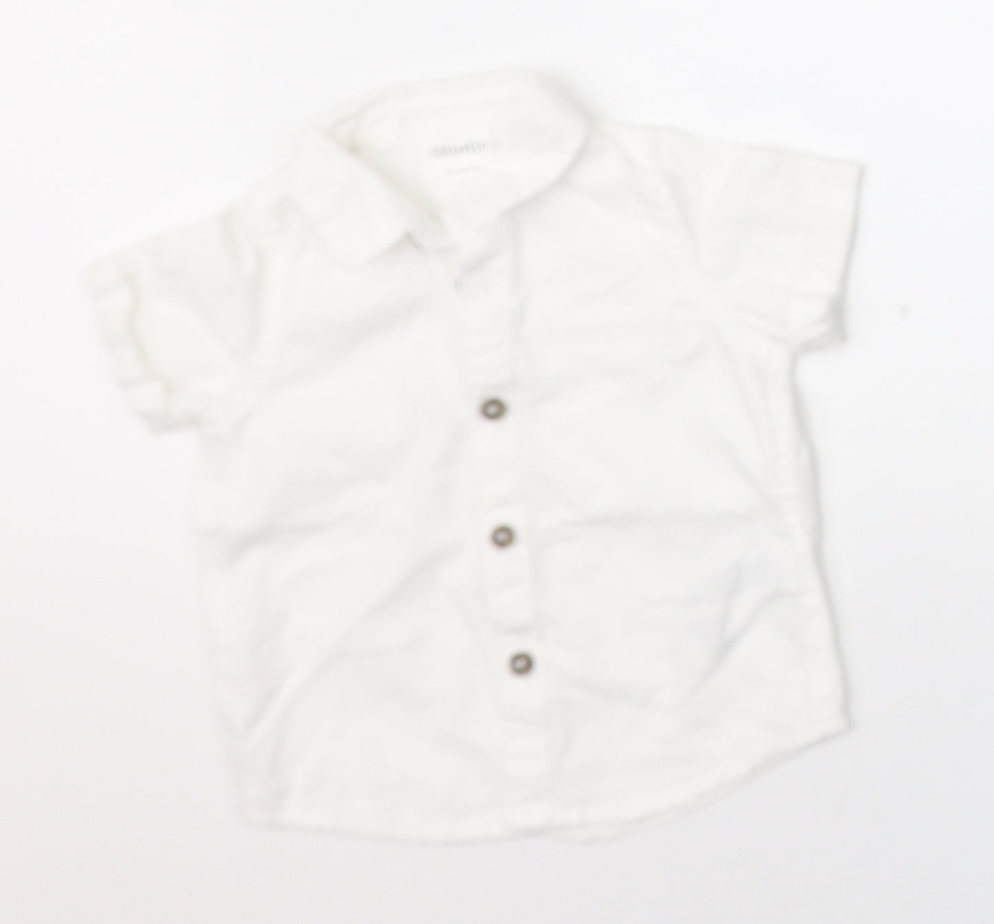 F&F Boys White   Basic Button-Up Size 0-3 Months