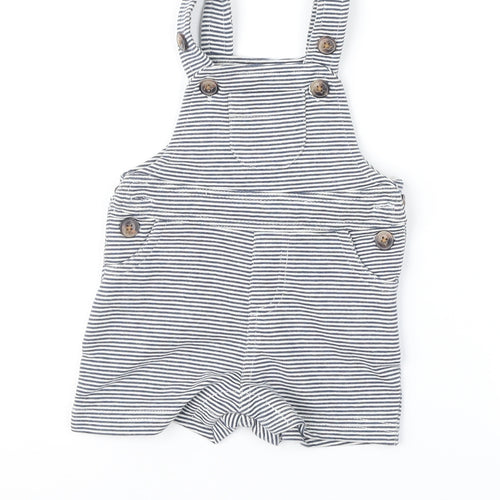 Earlydays Boys Blue Striped  Shorts One-Piece Size 0-3 Months