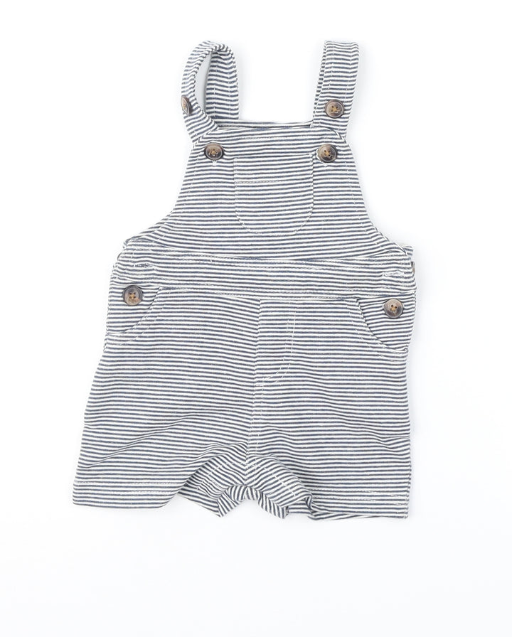 Earlydays Boys Blue Striped Shorts One-Piece Size 0-3 Months