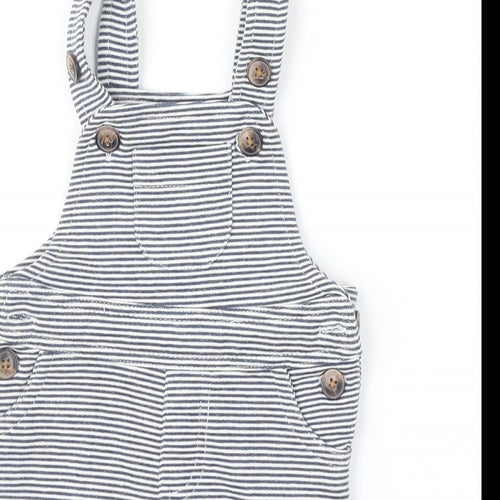 Earlydays Boys Blue Striped  Shorts One-Piece Size 0-3 Months