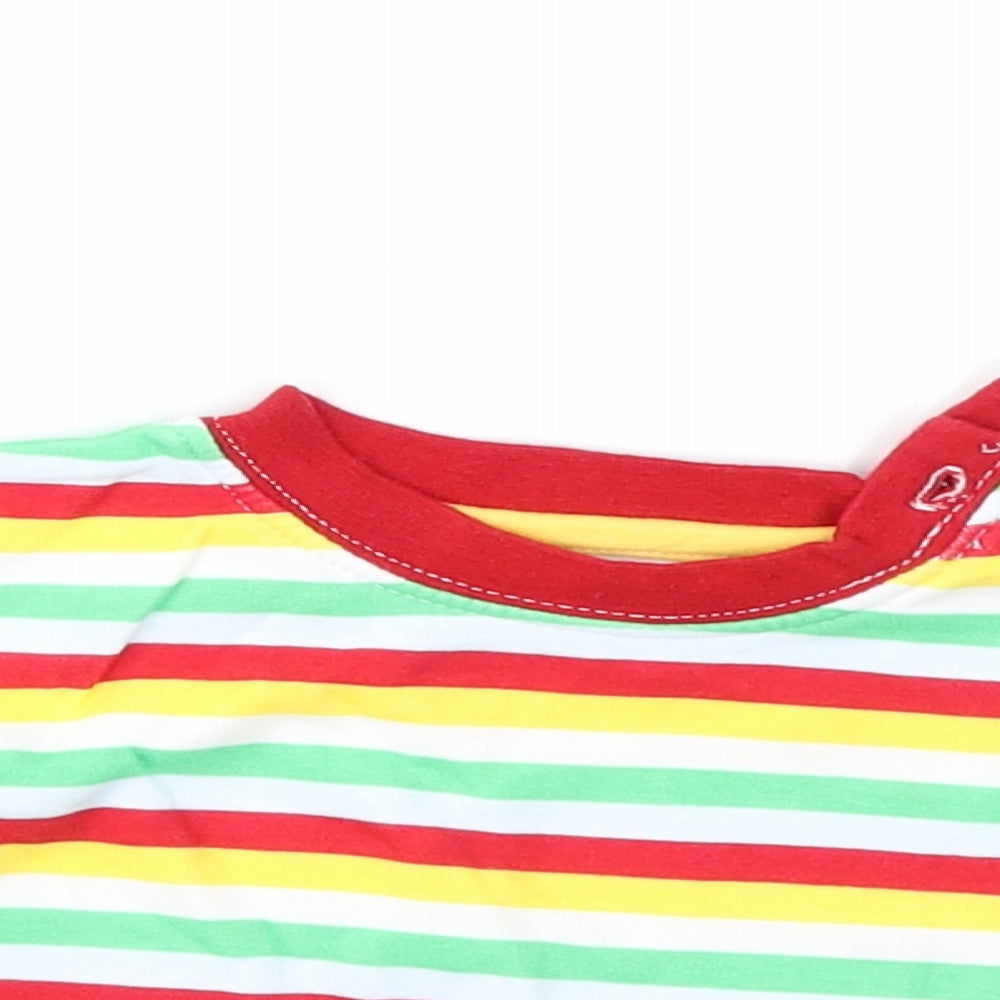 Earlydays Baby Multicoloured Striped  Basic T-Shirt Size Newborn