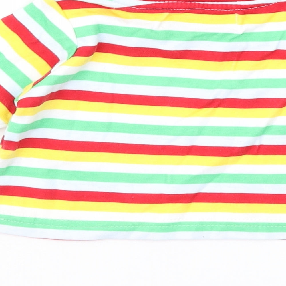 Earlydays Baby Multicoloured Striped  Basic T-Shirt Size Newborn