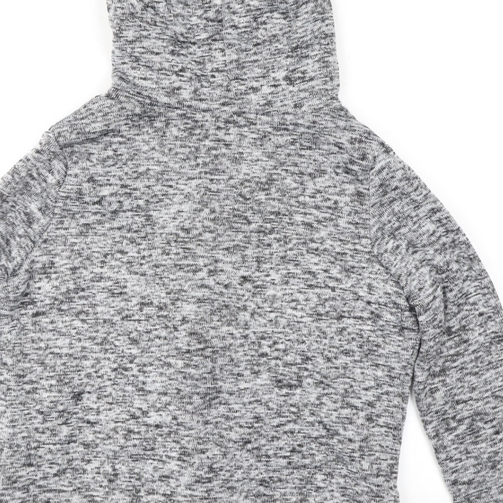 Primark Womens Grey  Knit Full Zip Hoodie Size M