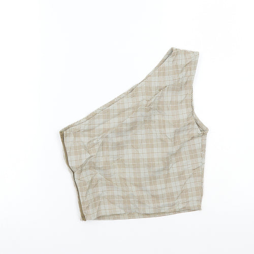 Peachy den Womens Beige   Basic T-Shirt Size XS