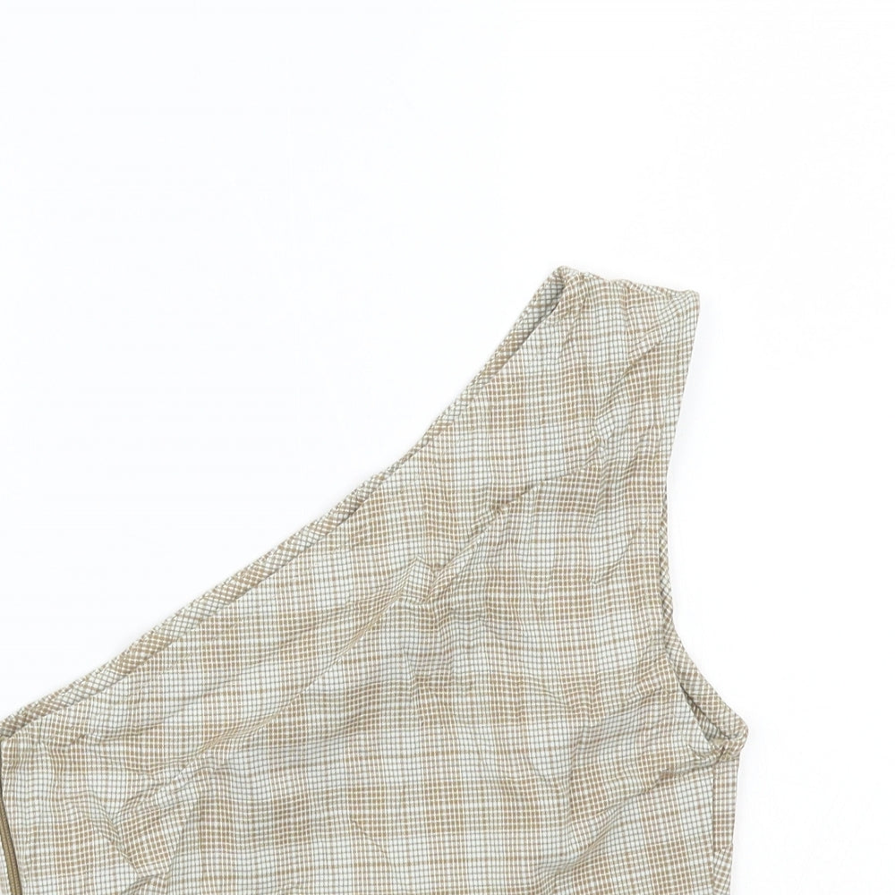 Peachy den Womens Beige   Basic T-Shirt Size XS