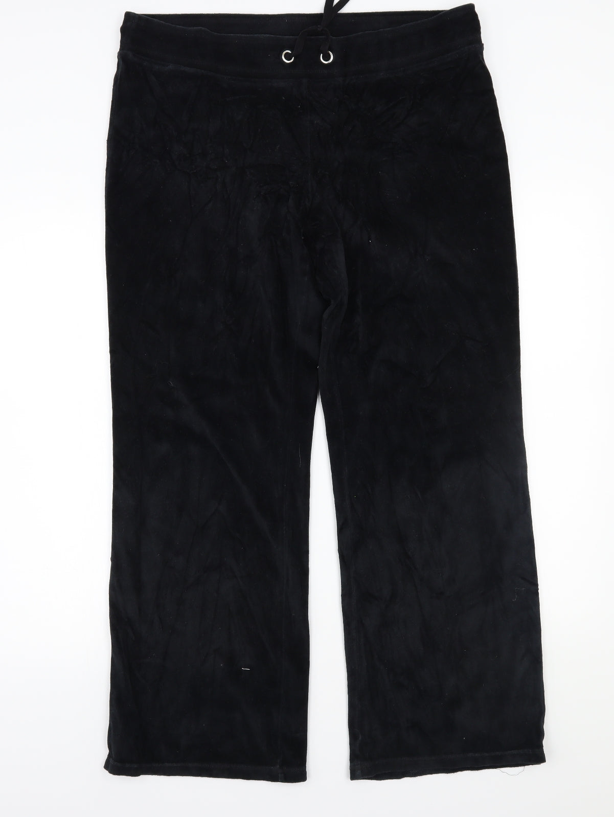 Marks and Spencer Womens Black   Sweatpants Trousers Size 16 L28 in