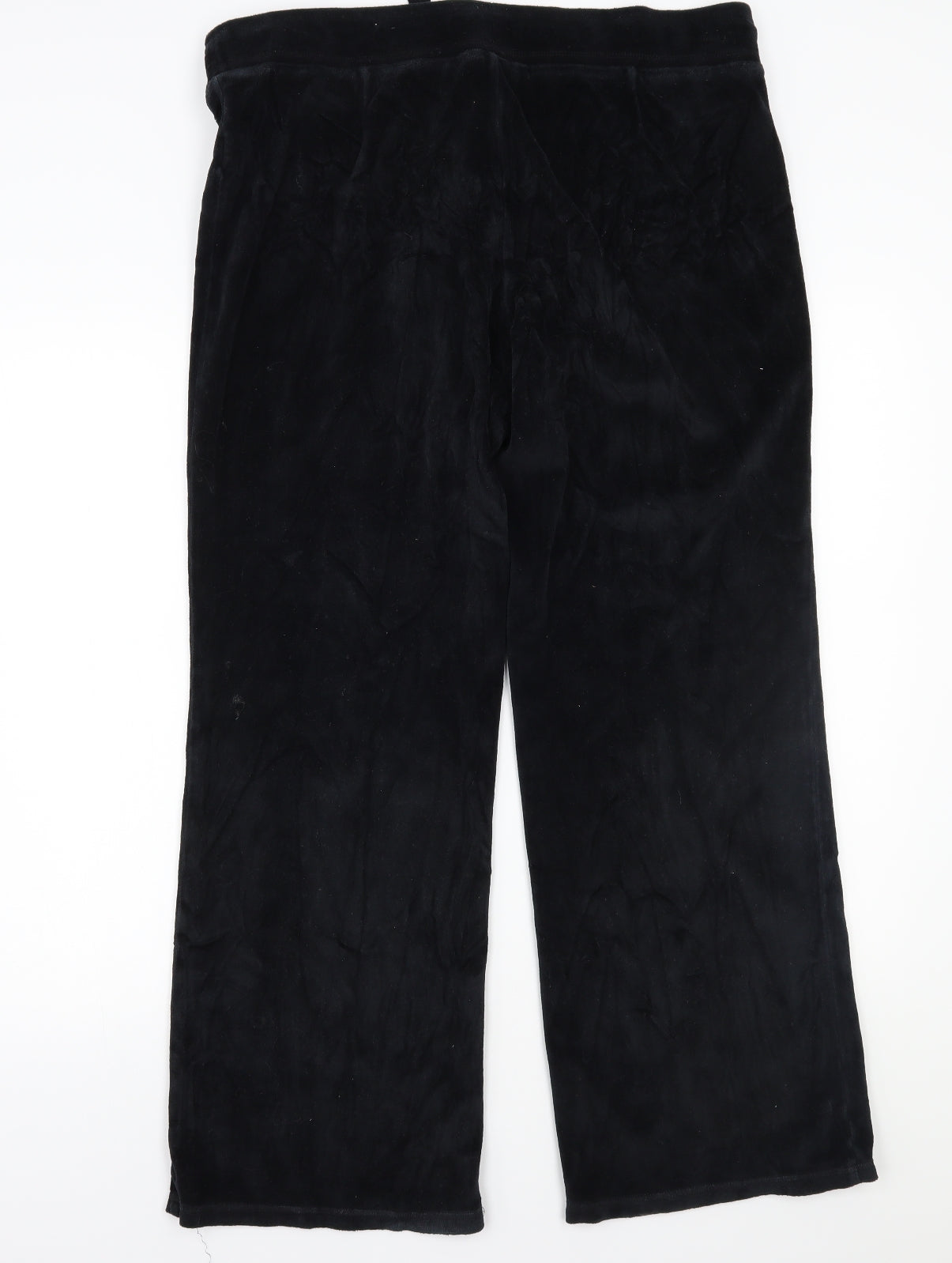 Marks and Spencer Womens Black   Sweatpants Trousers Size 16 L28 in