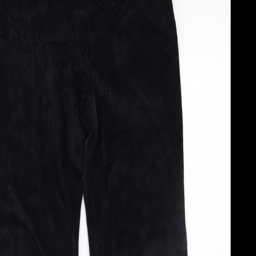 Marks and Spencer Womens Black   Sweatpants Trousers Size 16 L28 in