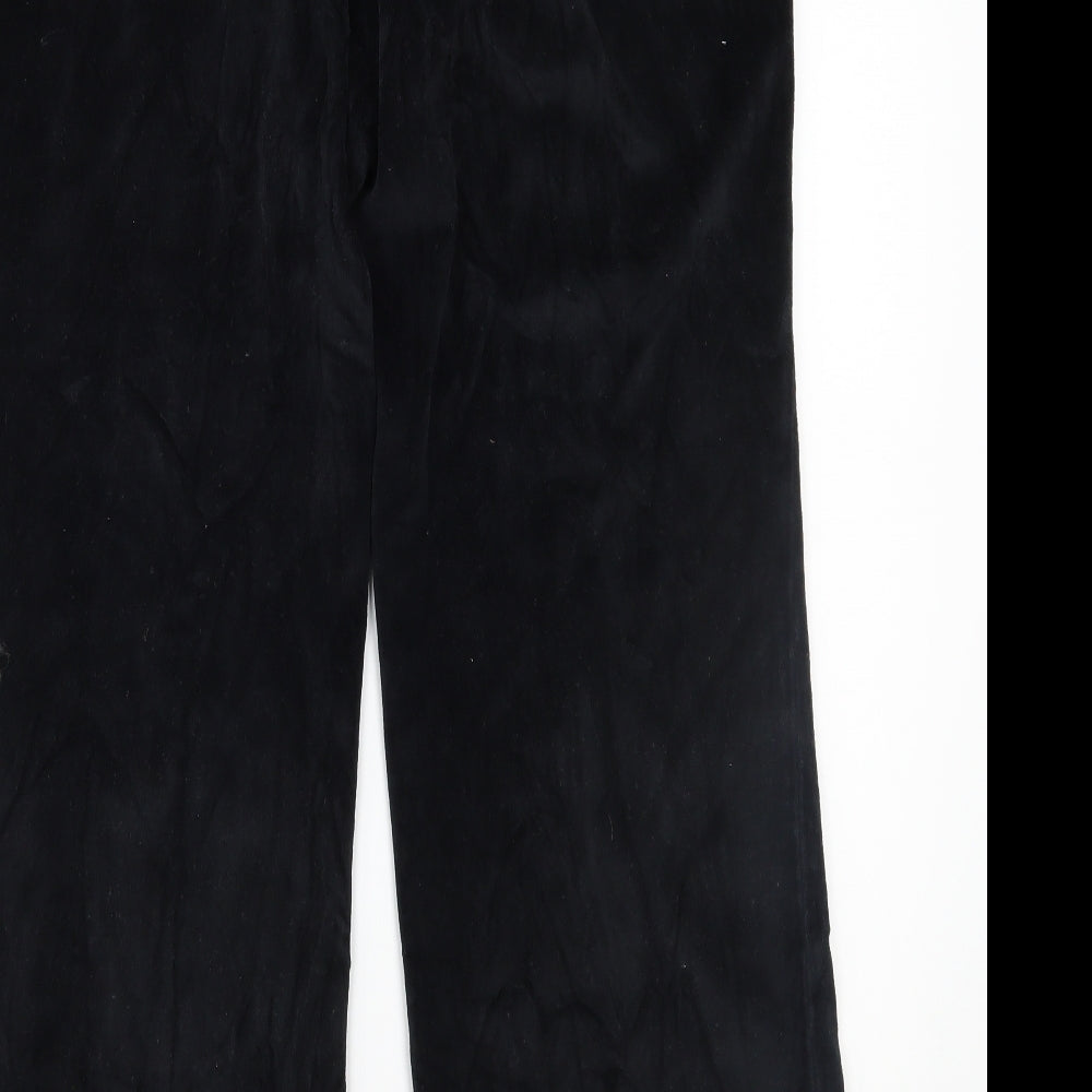 Marks and Spencer Womens Black   Sweatpants Trousers Size 16 L28 in