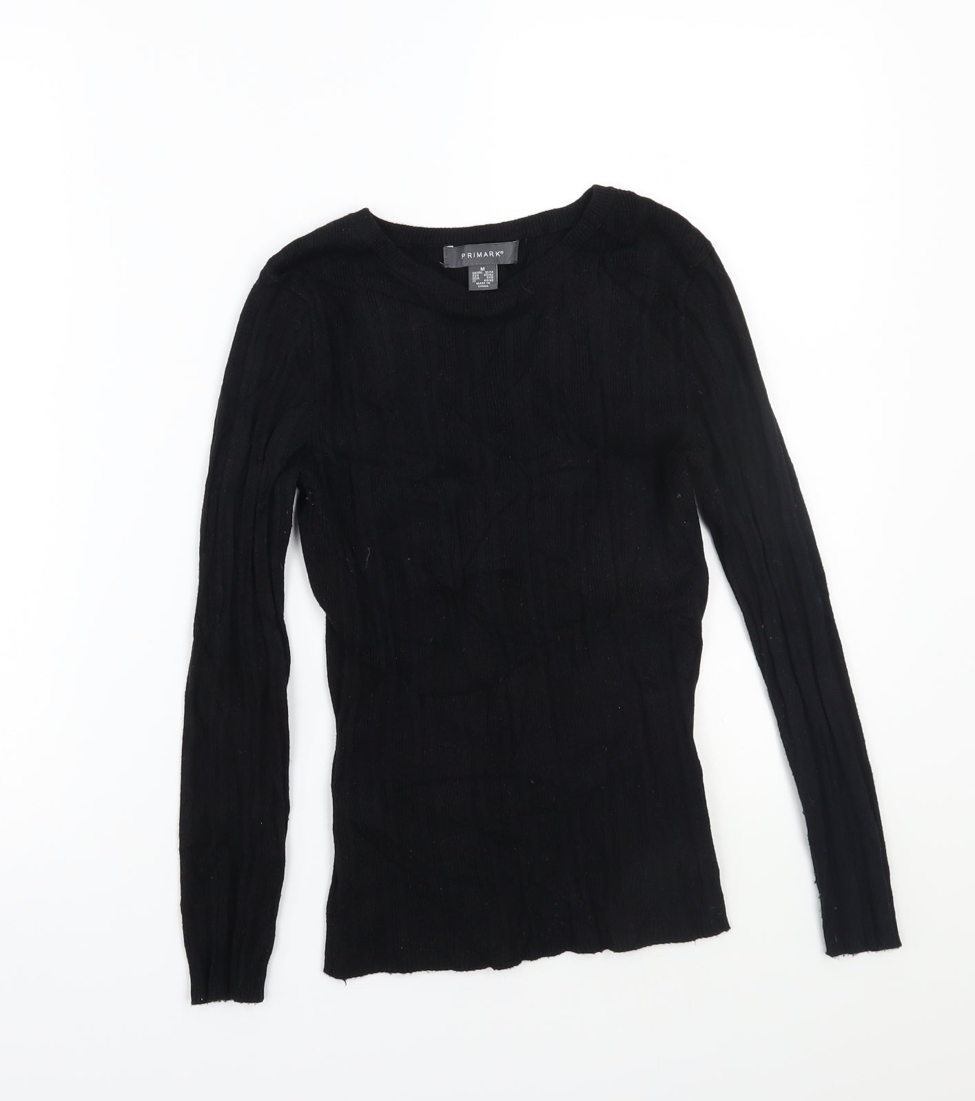 Primark Womens Black   Pullover Jumper Size M