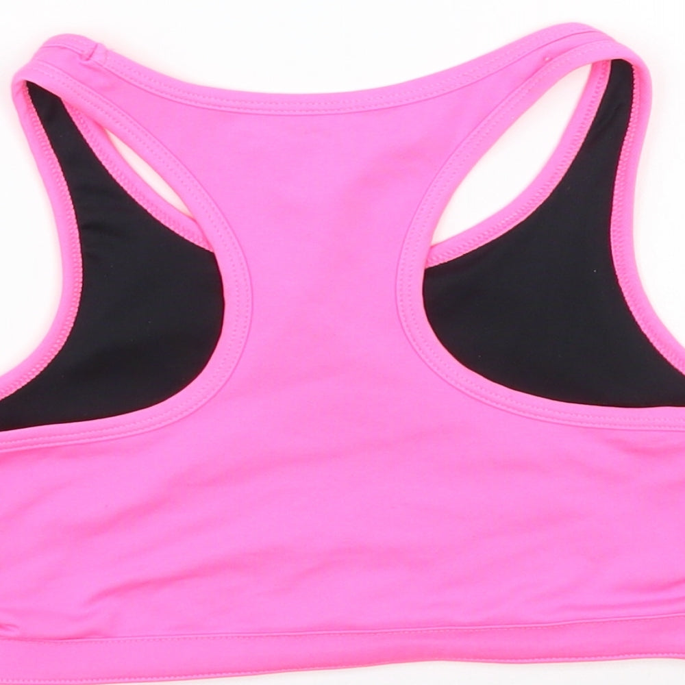 Active Girls Pink   Basic T-Shirt Size 9-10 Years