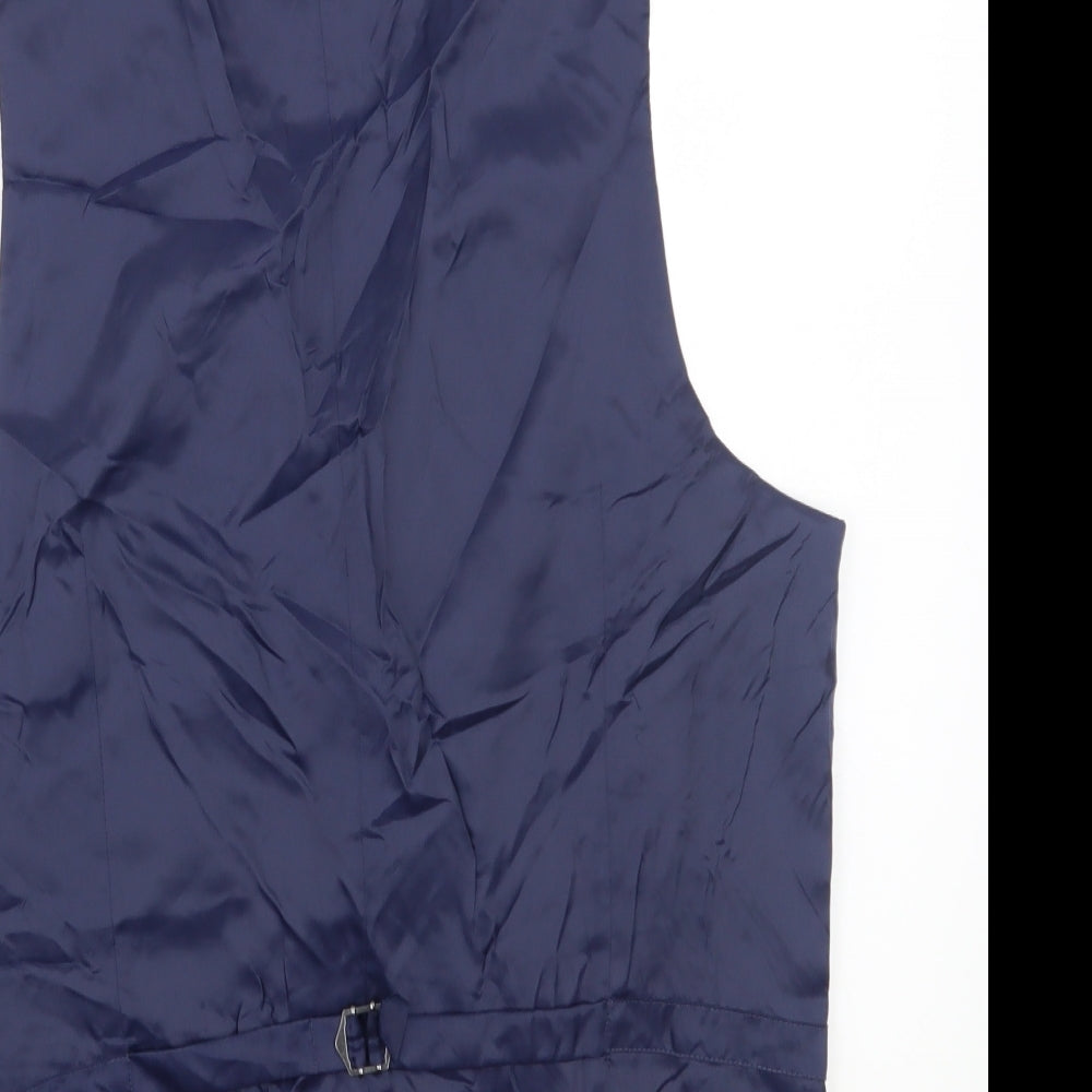 Preworn Mens Blue   Jacket Waistcoat Size M