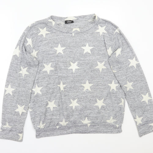 Sara Womens Grey   Pullover Jumper Size 22