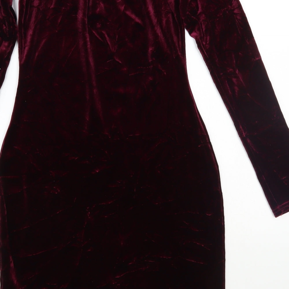 Missguided Womens Purple   A-Line  Size 10