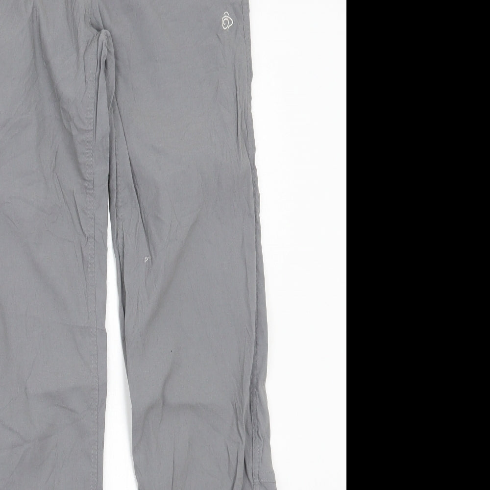 Crag hoppers Womens Grey   Trousers  Size 10 L32 in